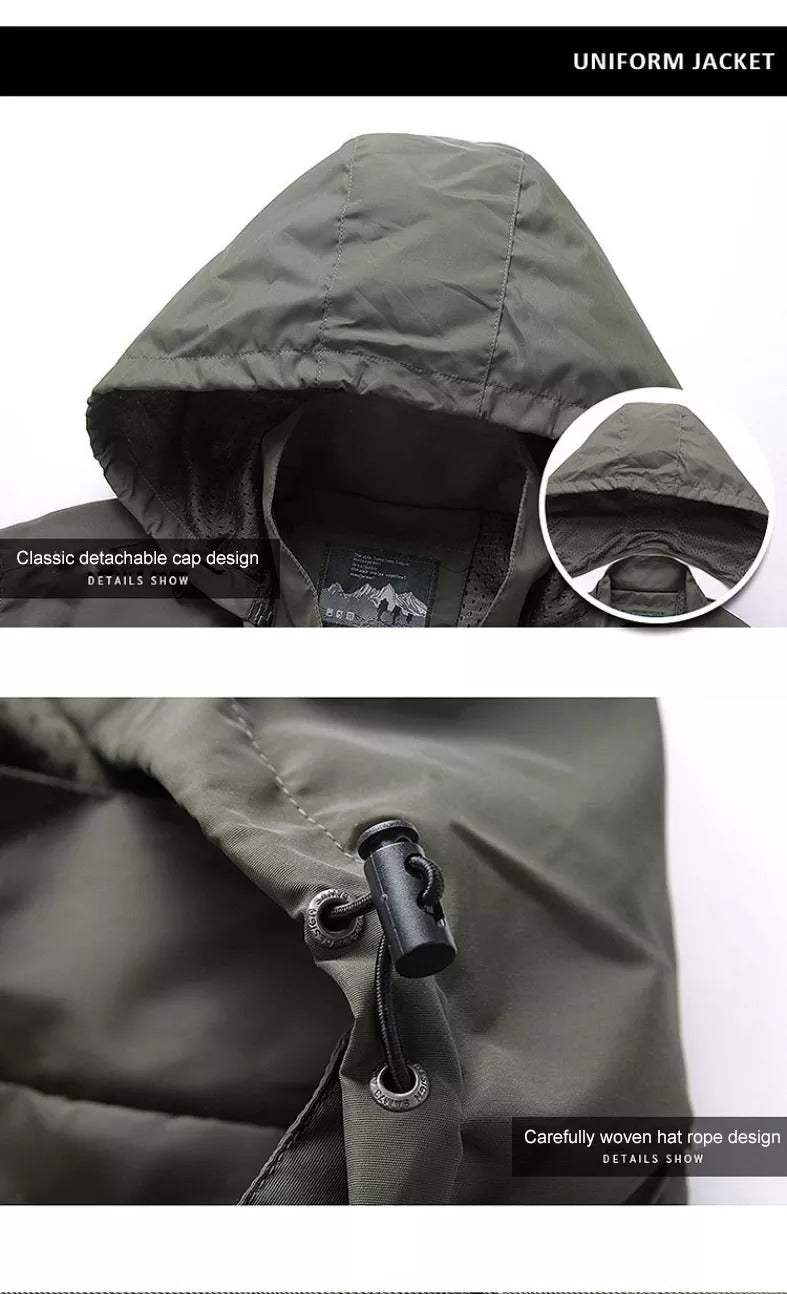 Mens Tactical Windbreaker